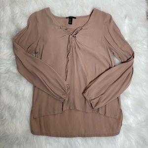 Sand Long Sleeve Blouse